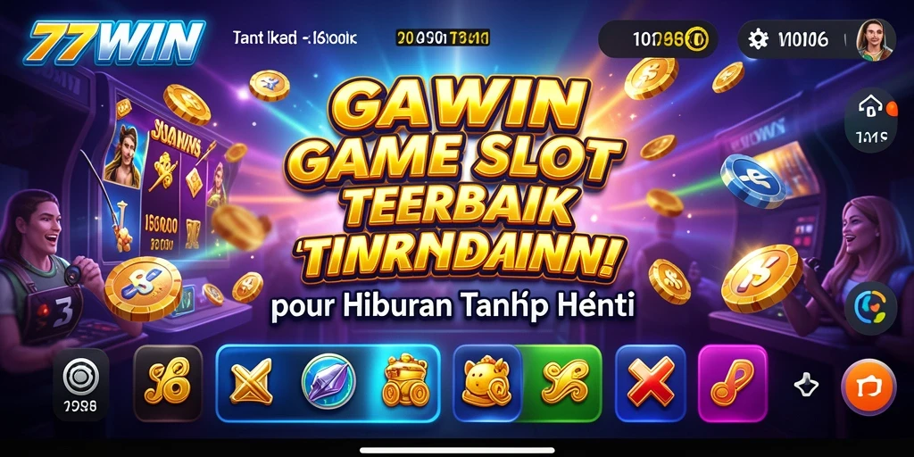 Tampilan gameplay menarik dari 77WIN dengan berbagai fitur slot.