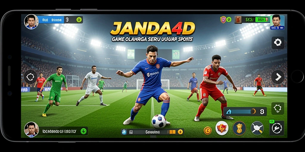 Tampilan gameplay <strong>JANDA4D</strong> yang menarik dan kompetitif dalam suasana olahraga.
