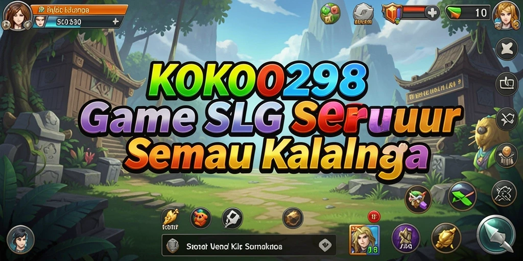 Tampilan gameplay KOKO288 dengan strategi SLG yang mendalam