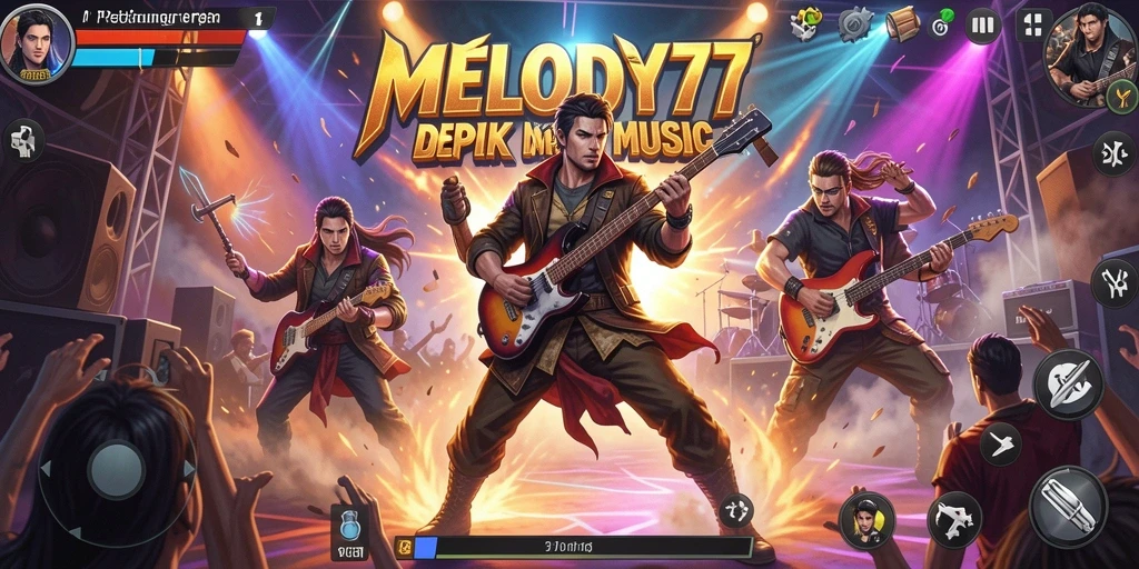 Screenshot menunjukkan pertarungan seru dengan karakter ikonik.
