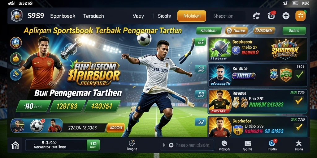 Tampilan menarik dari gameplay S9S9 saat memasang taruhan.